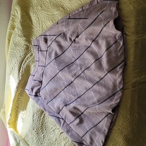 Winter, A Line, Wool and Polyester Skirt